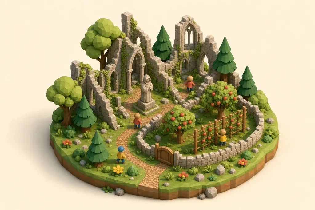Norton Priory - kidzdays illustration