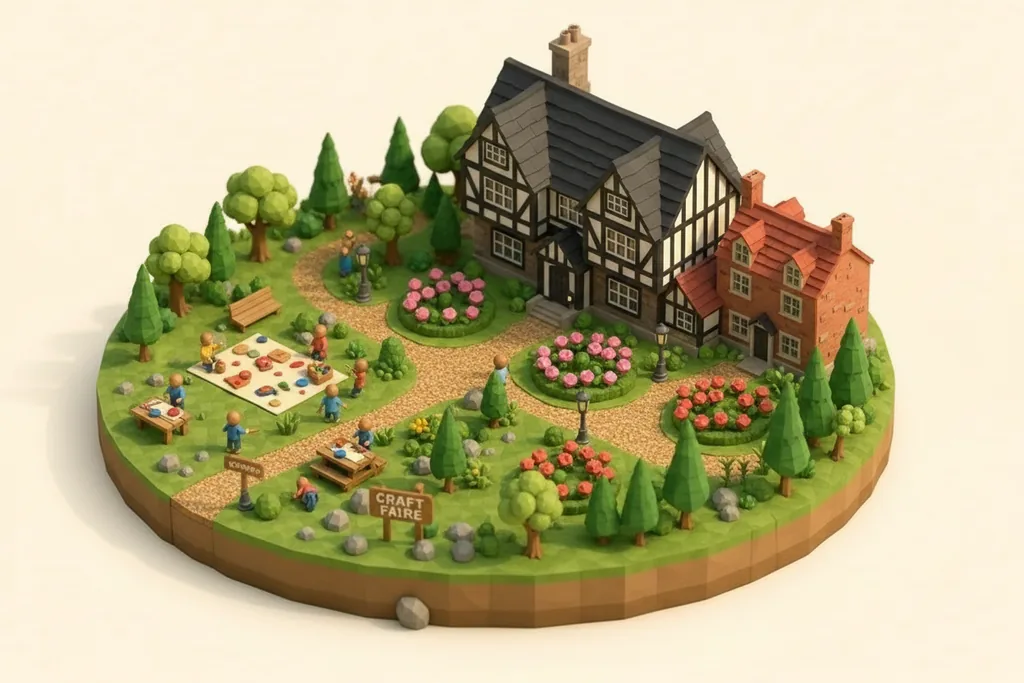 Ordsall Hall - kidzdays illustration