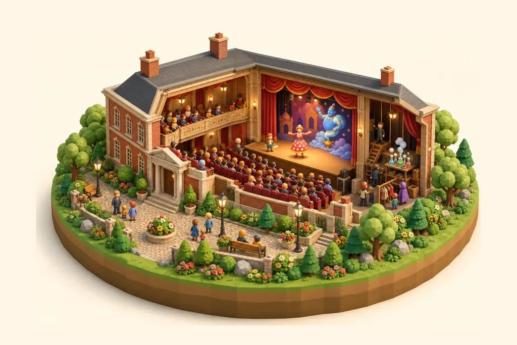 Illustration of Parr Hall