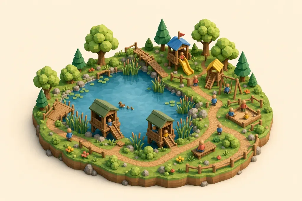 Pennington Flash - kidzdays illustration