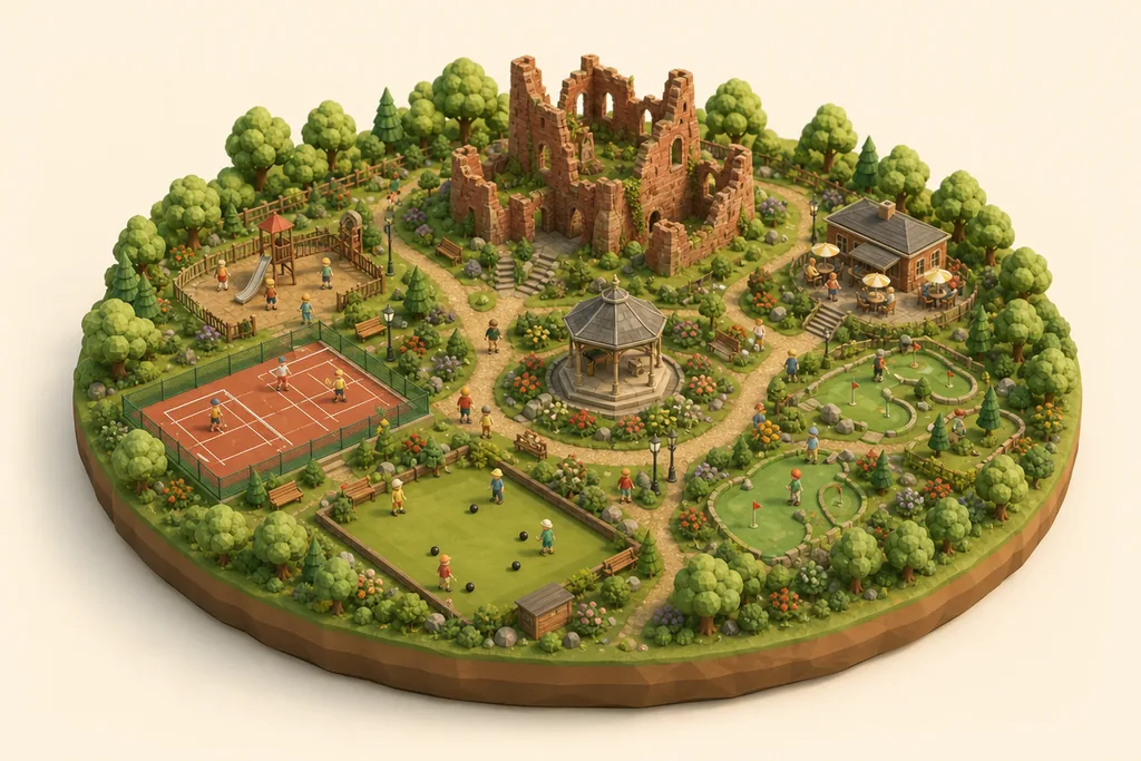 Penrith Castle Park - kidzdays illustration