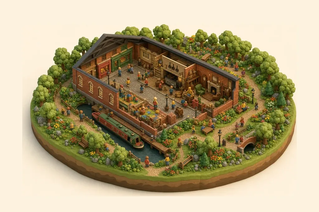 Portland Basin Museum - kidzdays illustration