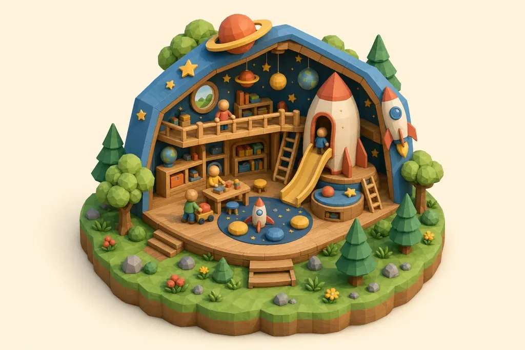 Prescot & Whiston Play Centres - kidzdays illustration