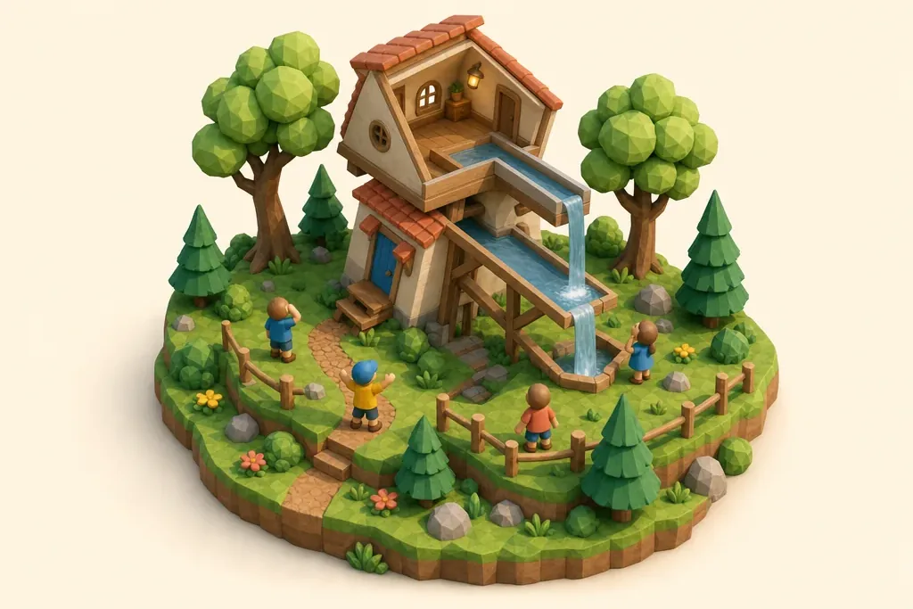 The Puzzling Place - kidzdays illustration