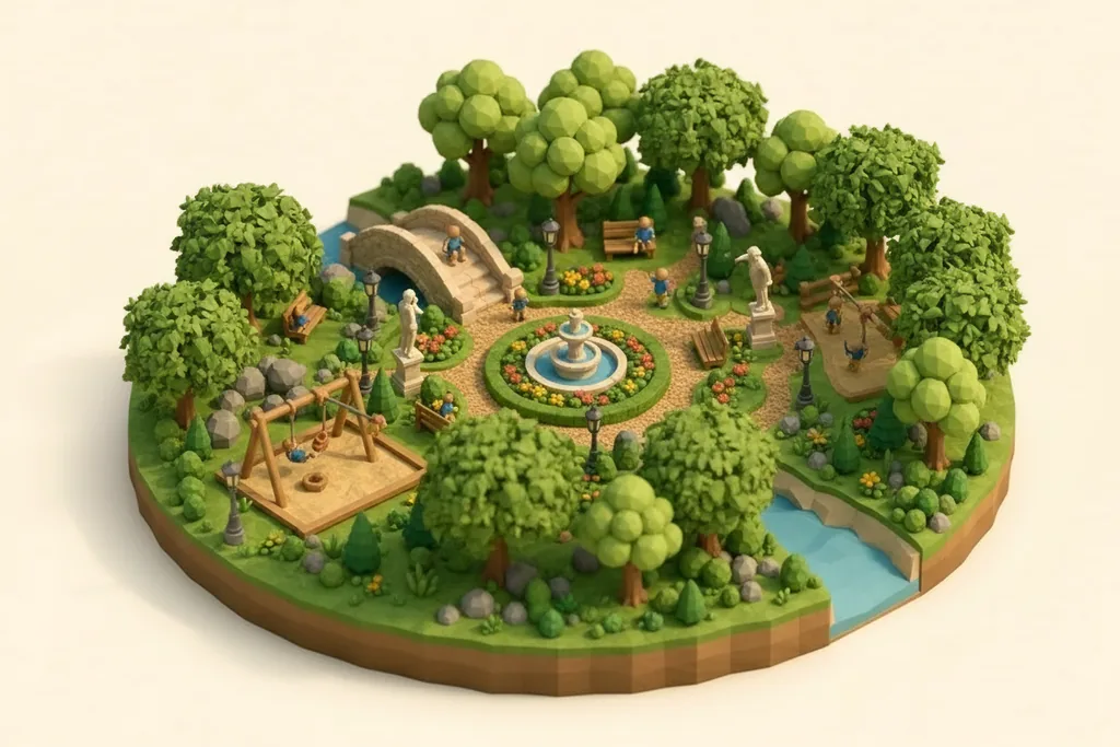 Queen's Park - kidzdays illustration