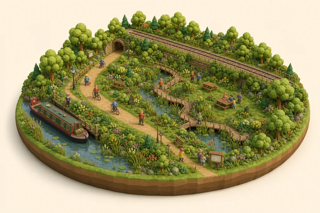 Rimrose Valley Country Park - kidzdays illustration