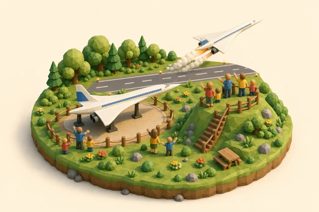 Runway Visitor Park - kidzdays illustration