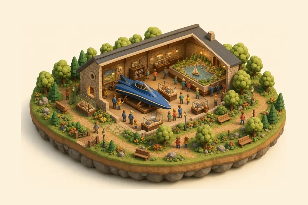 The Ruskin Museum - kidzdays illustration