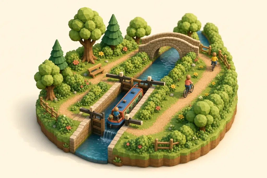 Sankey Valley Park - kidzdays illustration