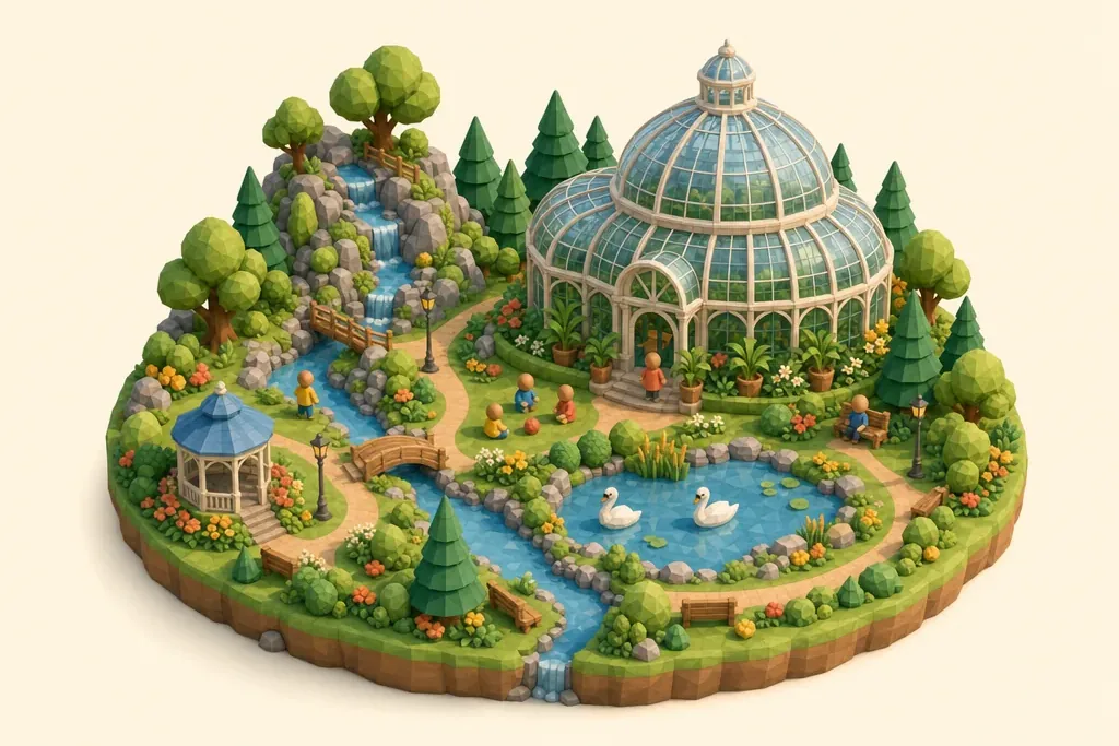 Sefton Park & Palm House - kidzdays illustration