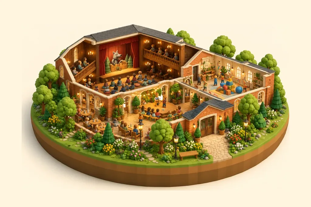 Illustration of Shakespeare North Playhouse