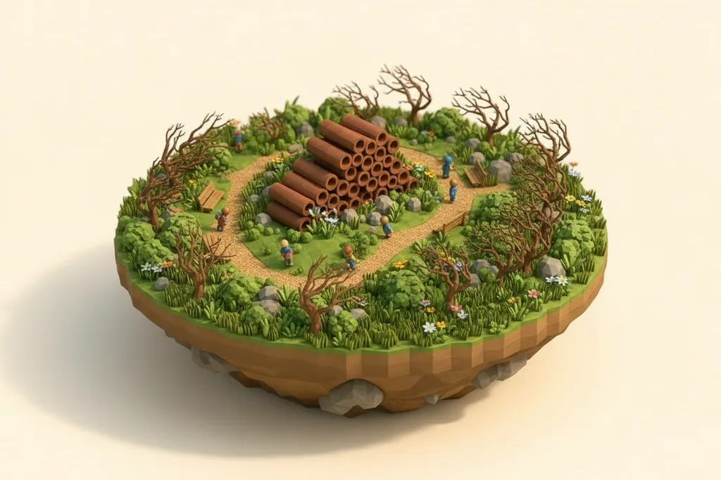 The Singing Ringing Tree - kidzdays illustration