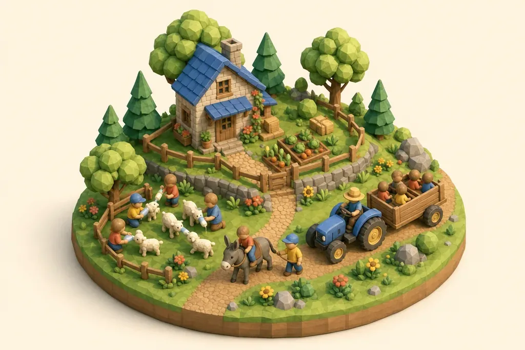 Smithills Open Farm - kidzdays illustration