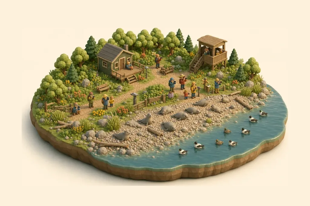 South Walney Nature Reserve - kidzdays illustration