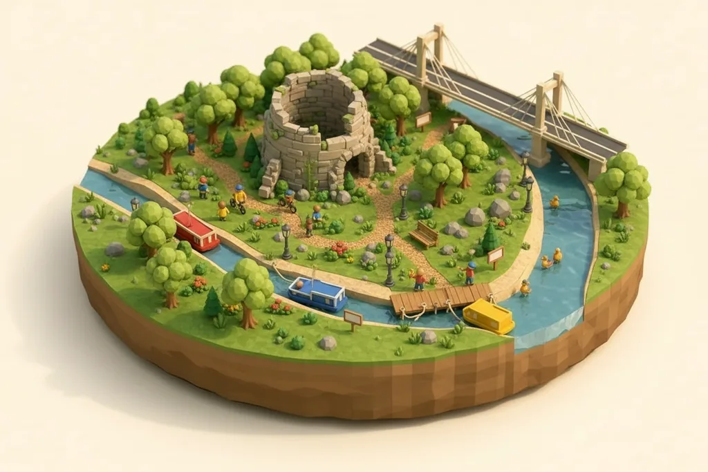 Spike Island - kidzdays illustration