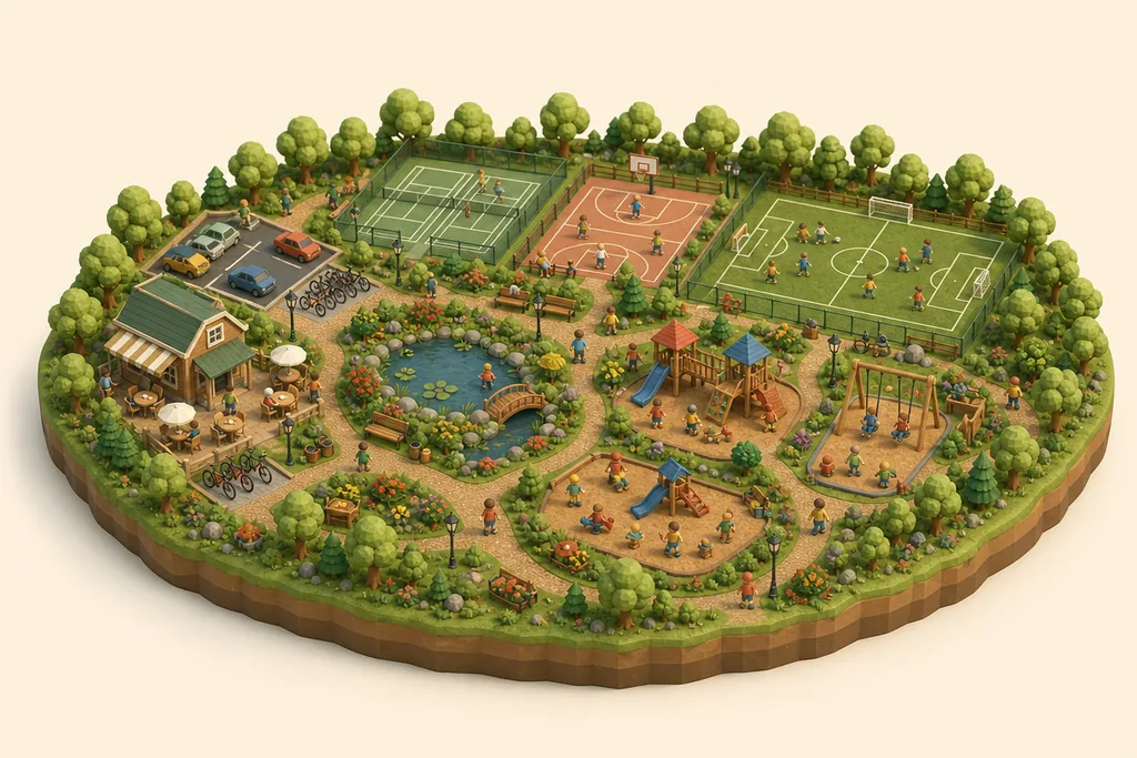 Stamford Park - kidzdays illustration