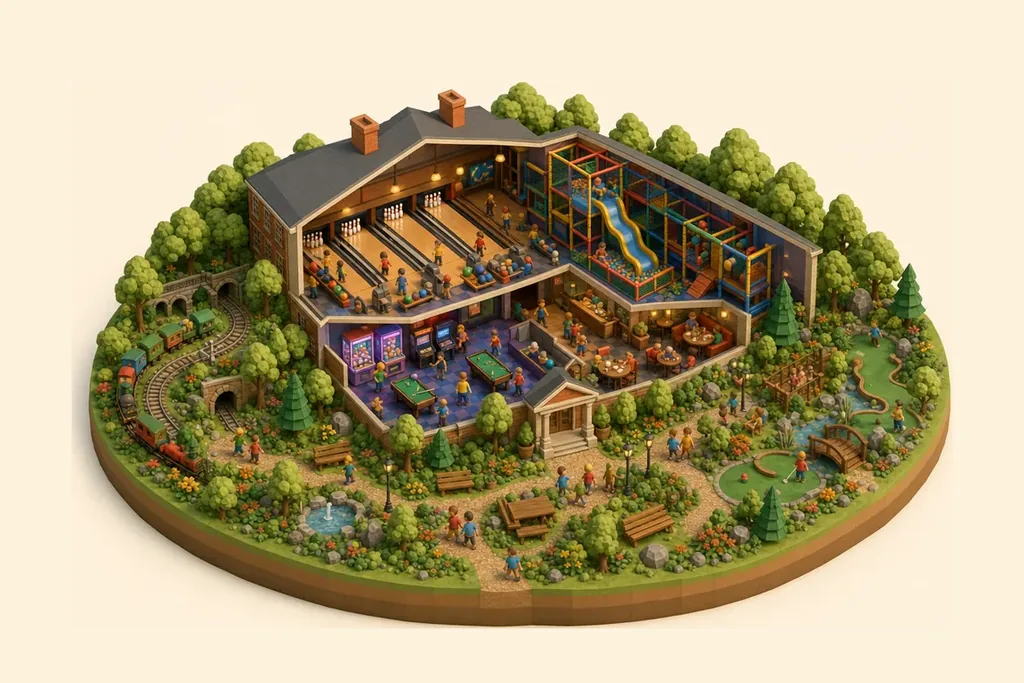 Superbowl UK Macclesfield - kidzdays illustration