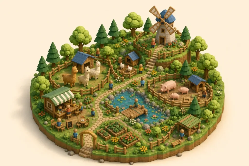 Tam O'Shanter Urban Farm - kidzdays illustration