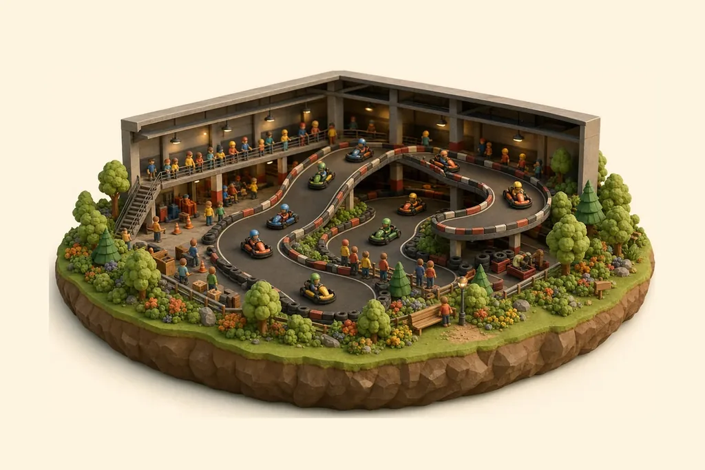 Illustration of TeamSport Go Karting Manchester Victoria