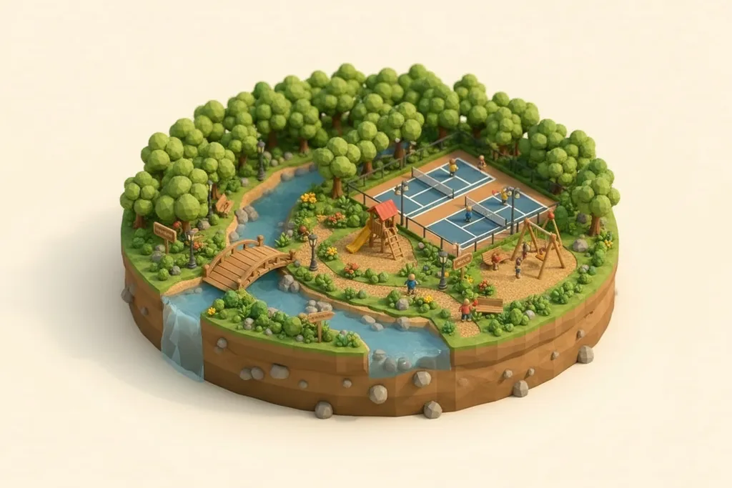 The Carrs Park - kidzdays illustration