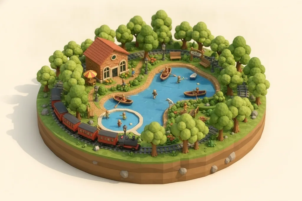 Thompson Park - kidzdays illustration