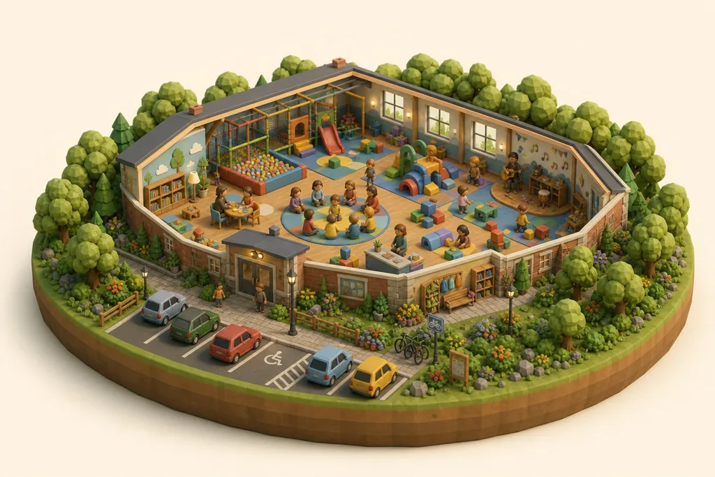 Illustration of Tiny Teds Soft Play, Stretford