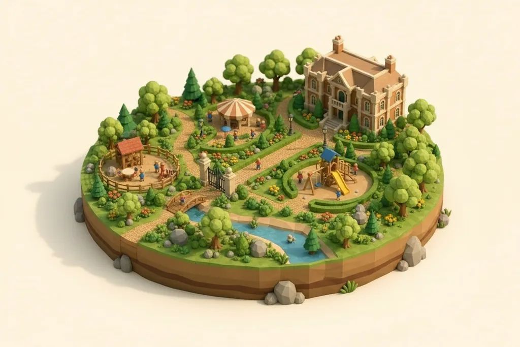 Towneley Hall & Park - kidzdays illustration