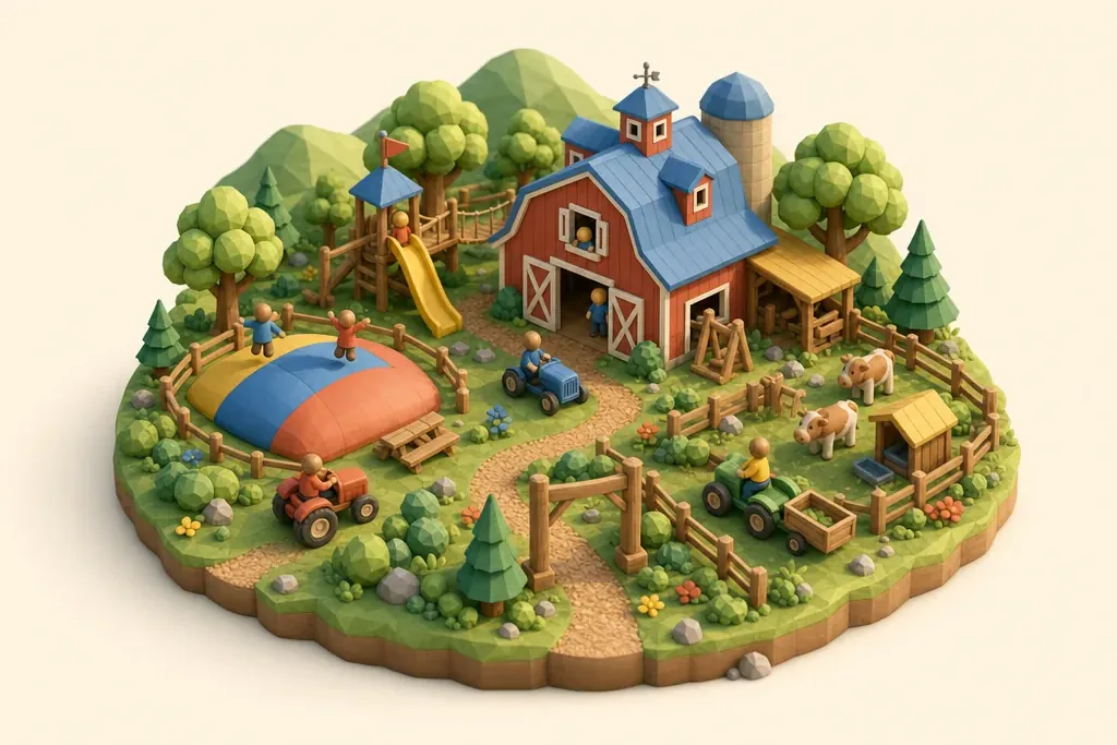 Walby Farm Park - kidzdays illustration