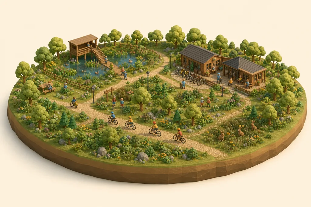 Watchtree Nature Reserve - kidzdays illustration