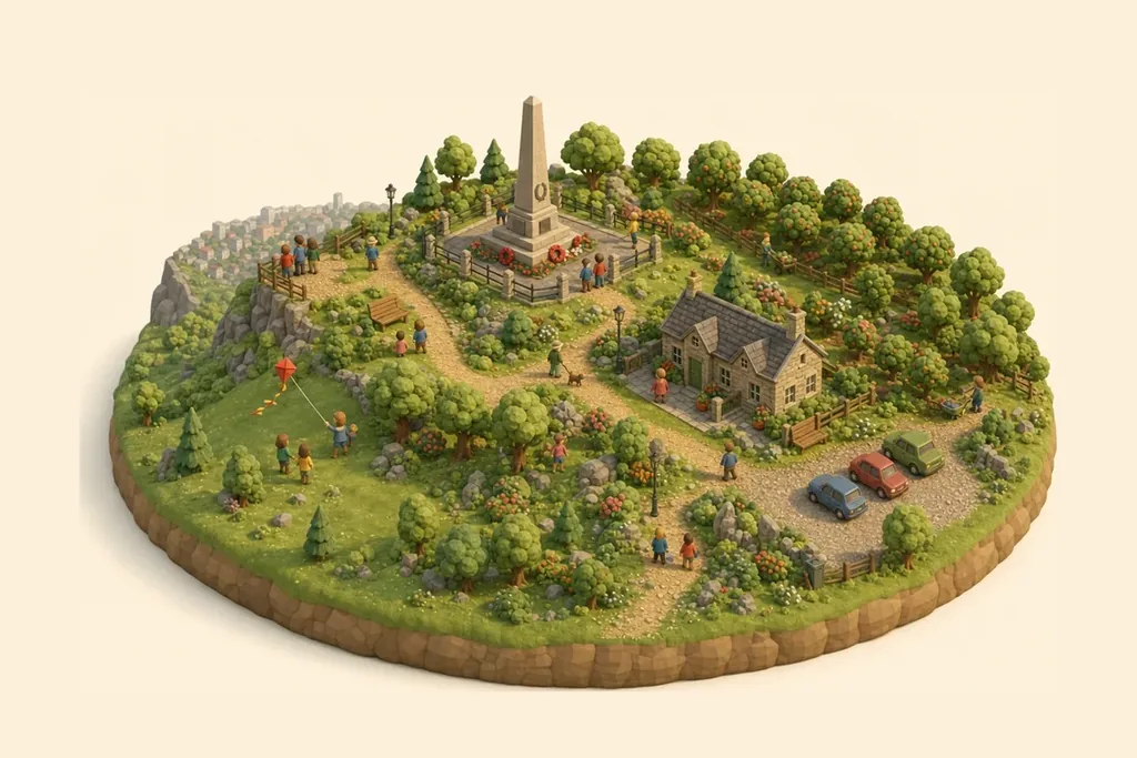 Werneth Low Country Park - kidzdays illustration
