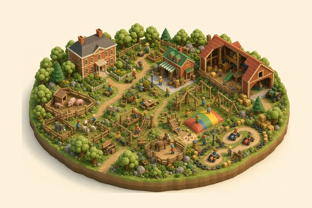 Wheelock Hall Farm - kidzdays illustration