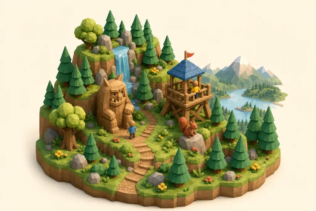 Whinlatter Forest - kidzdays illustration