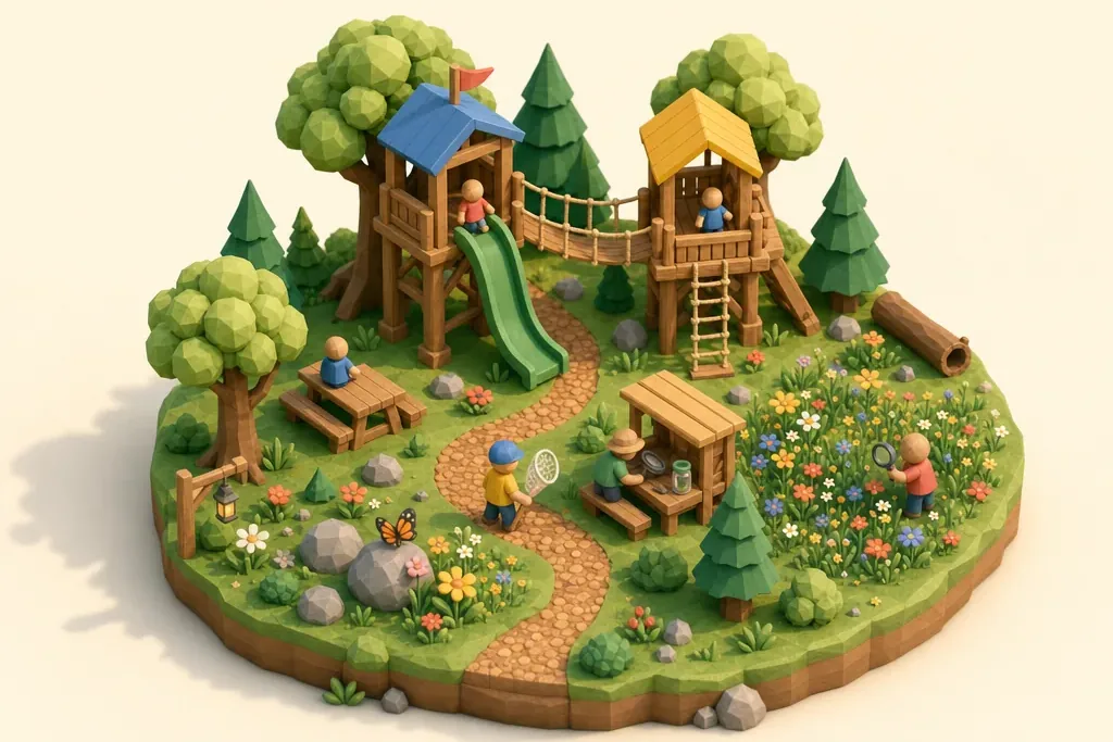 Wild Gorse Hill Nature Fun - kidzdays illustration