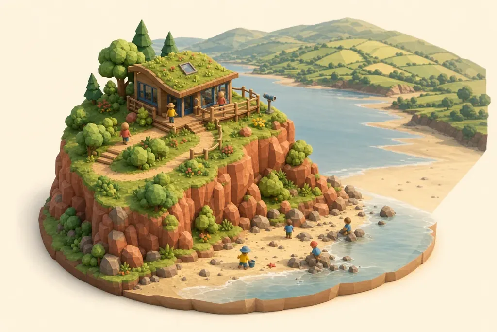 Wirral Country Park, Thurstaston - kidzdays illustration