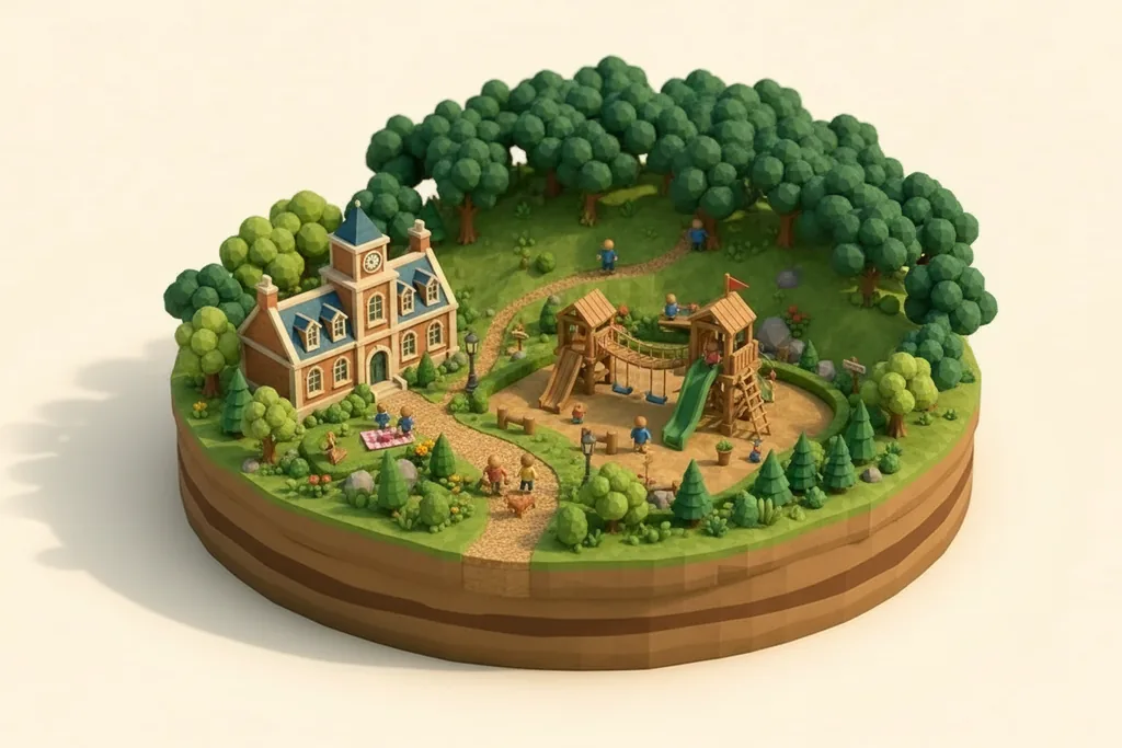 Witton Country Park - kidzdays illustration