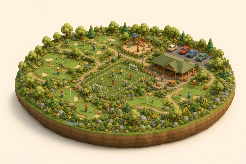 Woodheys Park - kidzdays illustration