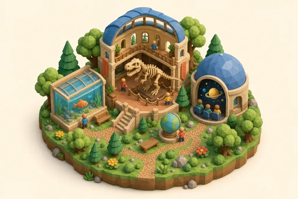 World Museum, Liverpool - kidzdays illustration