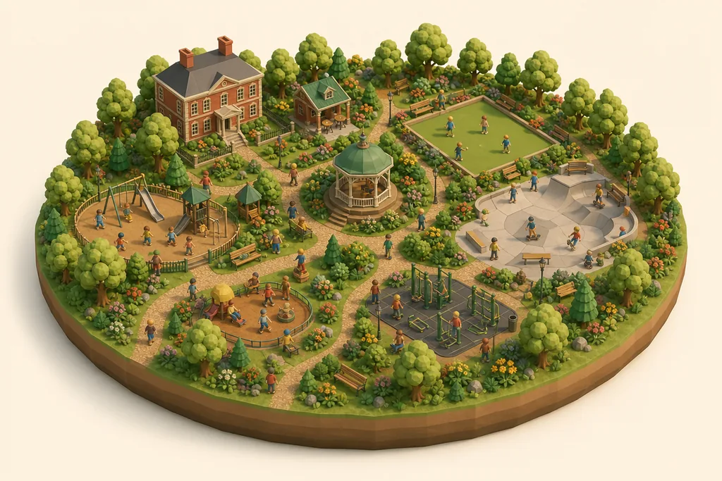 Worthington Park - kidzdays illustration