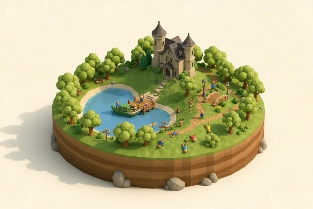 Wray Castle - kidzdays illustration