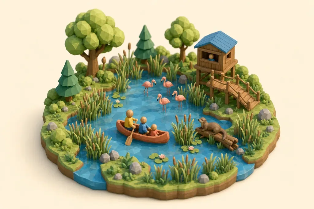WWT Martin Mere Wetland Centre - kidzdays illustration