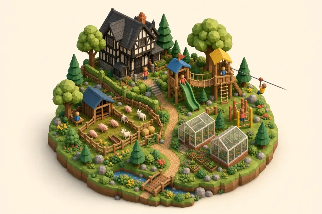 Wythenshawe Park & Community Farm - kidzdays illustration