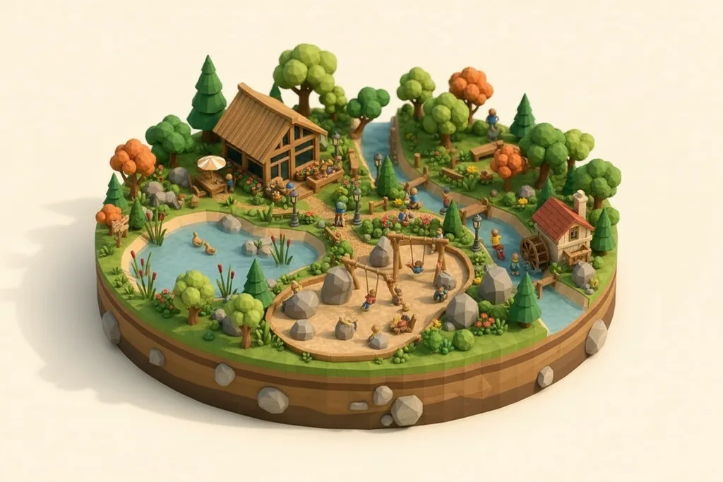 Yarrow Valley Country Park - kidzdays illustration