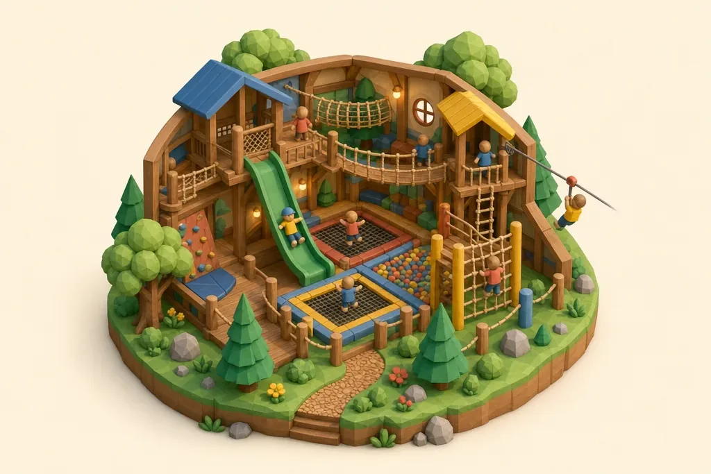 Zip World Manchester - kidzdays illustration